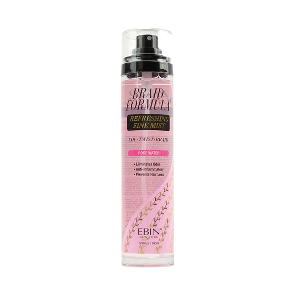 EBIN Braid Formula Refreshing Fine Mist [Rose Water] 3.38oz