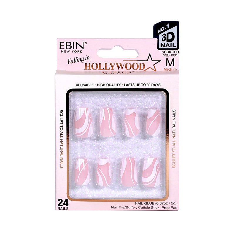 EBIN Nail 3D Falling in HOLLYWOOD #N3DH001