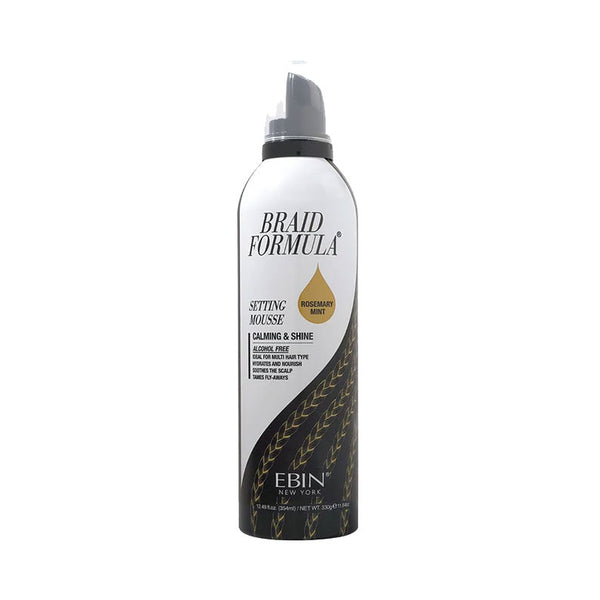 EBIN NEW YORK BRAID FORMULA Setting Mousse [ROSEMARY MINT] 12.49oz