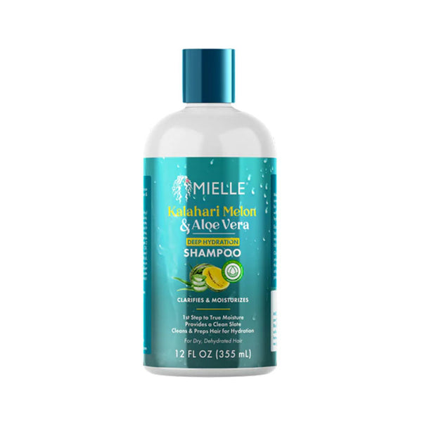 Shampoing hydratant profond MIELLE ORGANICS au melon de Kalahari et à l'aloe vera 340 ml