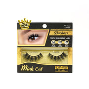 EBIN Mink Cat Duchess Amber packaged false eyelashes box 3D mink lashes for dramatic look voluminous fluttering