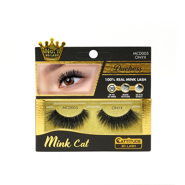 EBIN Duchess Mink Cat 3d Lashes - Onyx - MCD005