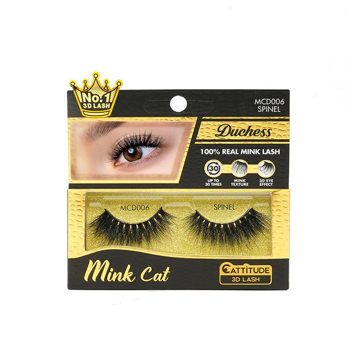 EBIN Duchess Mink Cat 3d Lashes - Spinel - MCD006