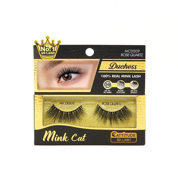 EBIN Duchess Mink Cat 3d Lashes - Rose Quartz - MCD009