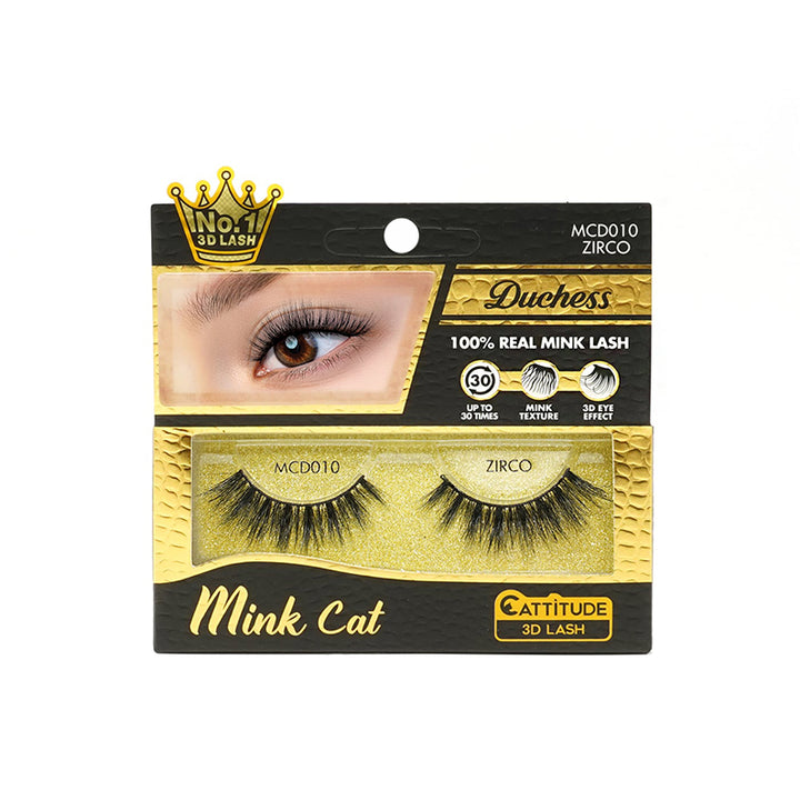 EBIN Duchess Mink Cat 3d Lashes - Zirco - MCD010