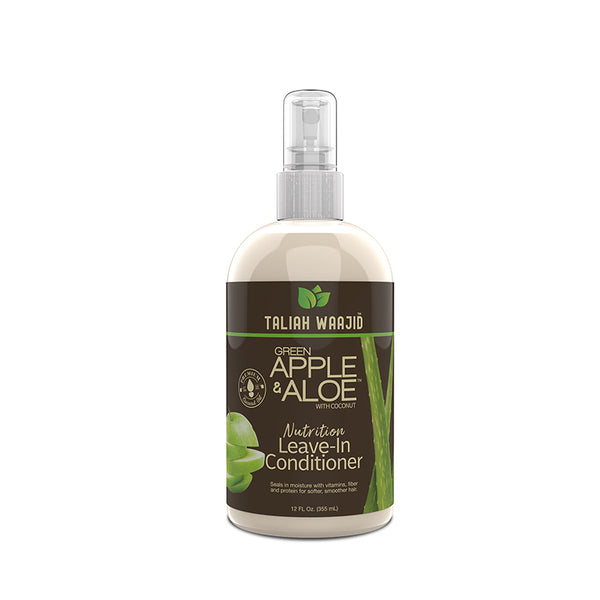 Après-shampoing sans rinçage TALIAH WAAJID GREEN APPLE &amp; ALOE VERTE NUTRITION 12 oz