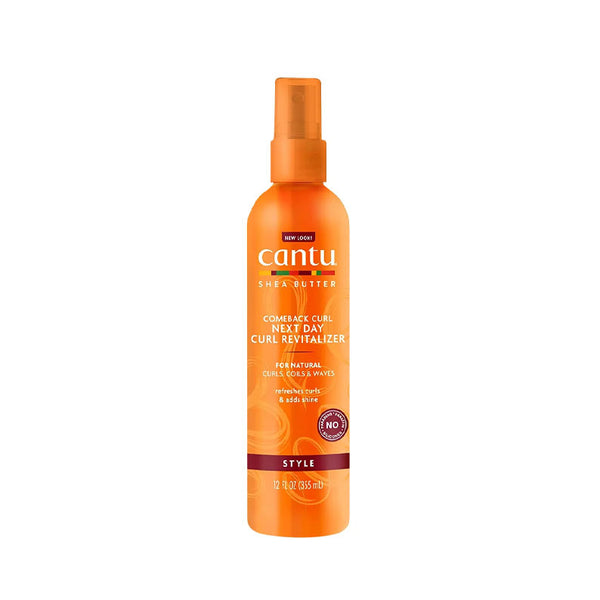 CANTU pour BOUCLES, BOBINES ET ONDULATIONS NATURELLES Comeback Next Day Curl Revitalizer 12 oz