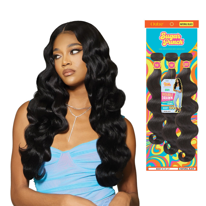 OUTRE SUGAR PUNCH 100% Unprocessed Remi Human Hair BODY WAVE MULTI