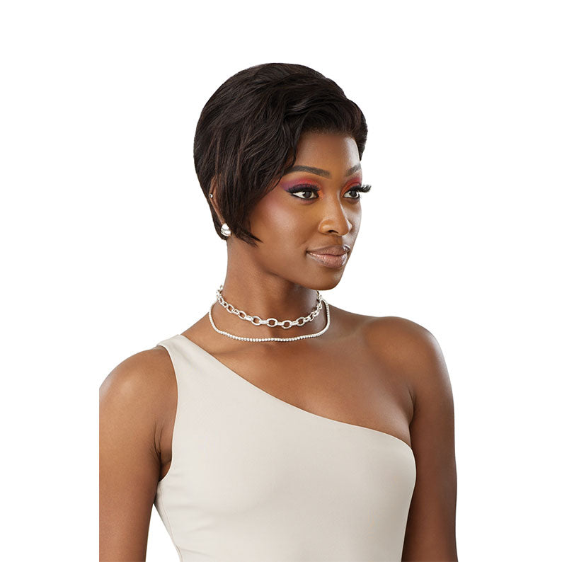 My TRESSES BLACK 13X4 Lace Frontal Natural Pixie