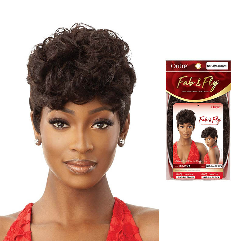 OUTRE Fab & Fly 100% Unprocessed Human Hair Full Cap Wig - LYRA