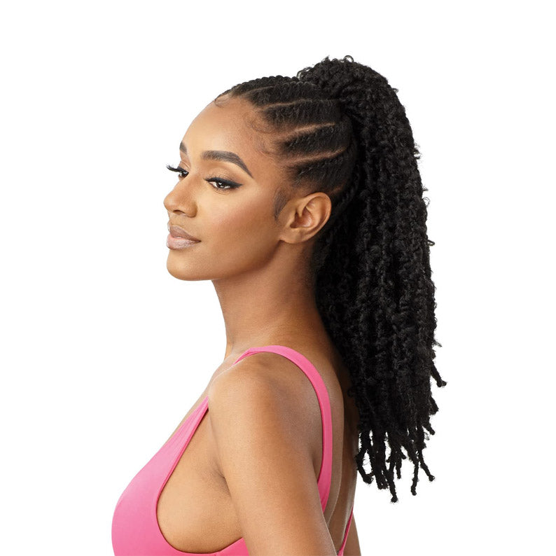 OUTRE Pretty Quick Pony Butterfly Jungle Locs 20"