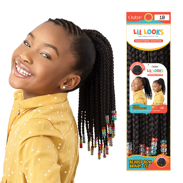 OUTRE Lil Looks Synthetic Drawstring Ponytail - Box Braid