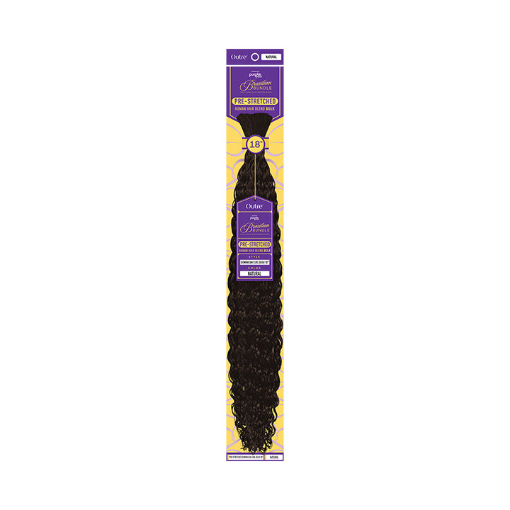 OUTRE PURPLE PACK BRAZILIAN BUNDLE Pre-Stretched Dominican Curl Bulk