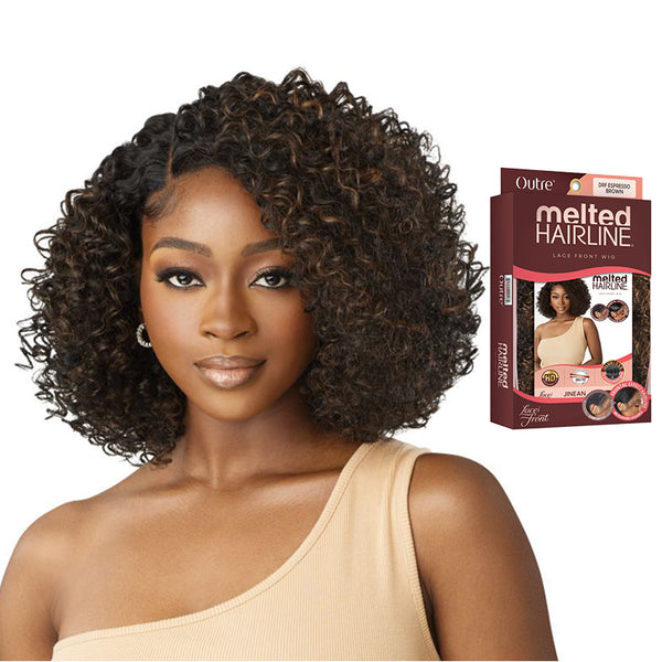 OUTRE MELTED HAIRLINE Synthetic Hair Lace Front Wig JINEAN 12"