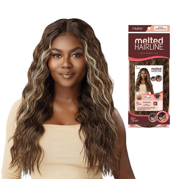 OUTRE MELTED HAIRLINE Synthetic Hair Wide Part Lace Front Wig SHAKIRA 26"