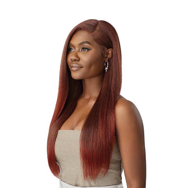 OUTRE Melted Hairline Swirlista Glueless Synthetic 5" Deep Parting HD Lace Front Wig - SWIRL 101