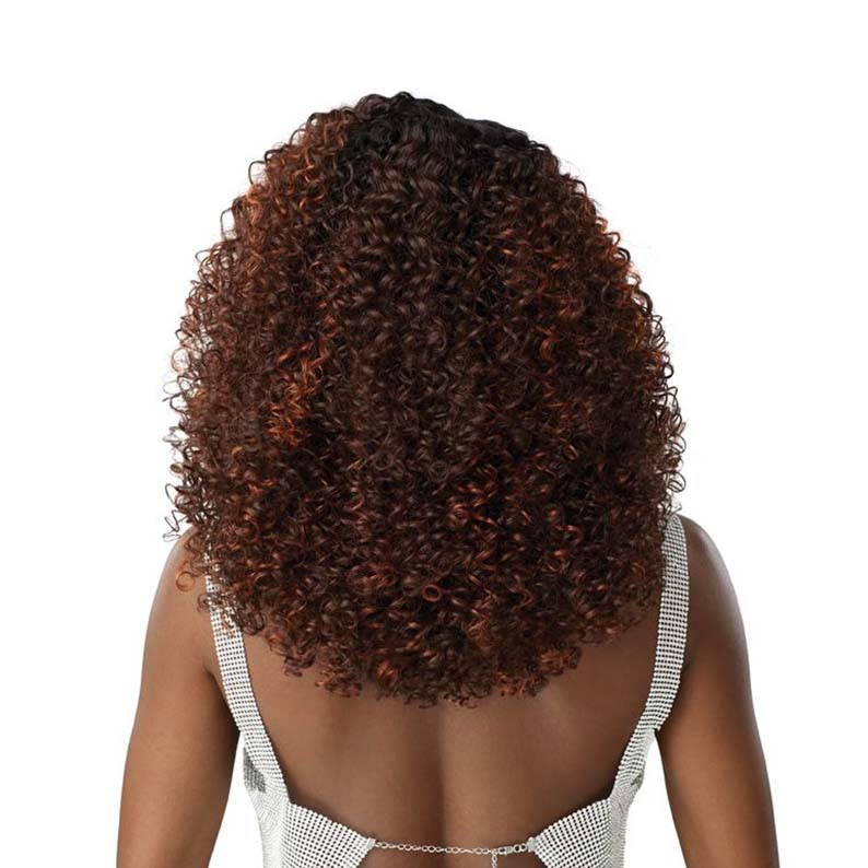 OUTRE Melted Hairline Swirlista Glueless Synthetic 5" Deep Parting HD Lace Front Wig - SWIRL 103