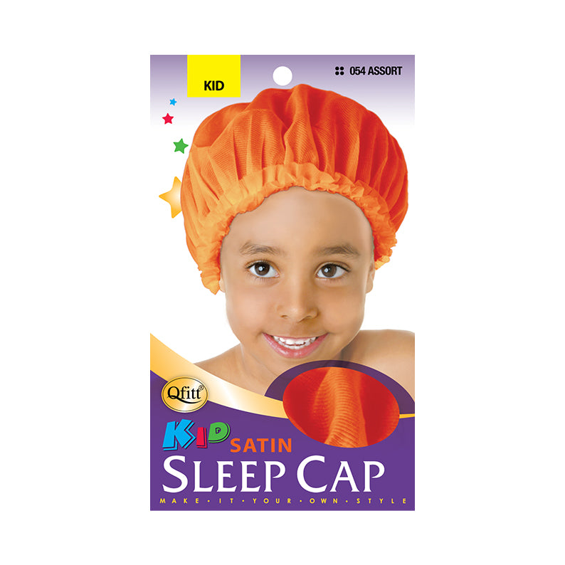 M&M QFITT Kids Satin Sleep Cap [ASSORTED COLOR] #054