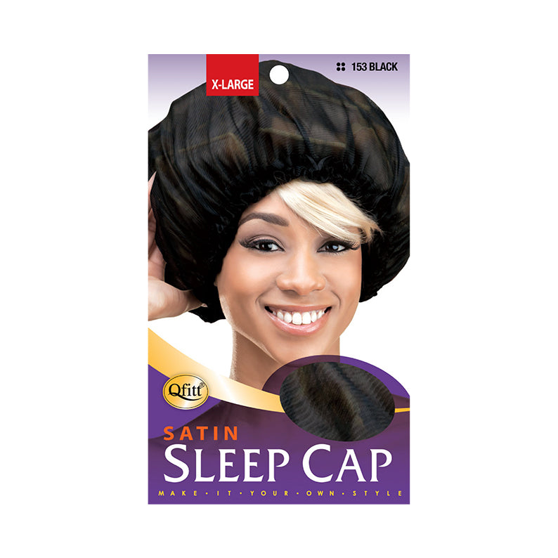 M&M QFITT Satin Sleep Cap [X-LARGE] [BLACK] #153