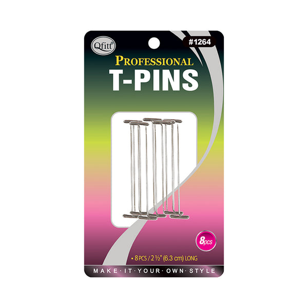 M&amp;M QFITT Blister Professional T-Pins 8 pièces #1264