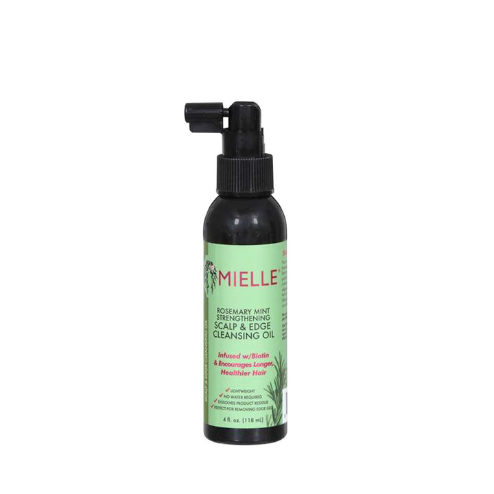 MIELLE ORGANICS ROSEMARY MINT Scalp & Edge Cleansing Oil 4oz