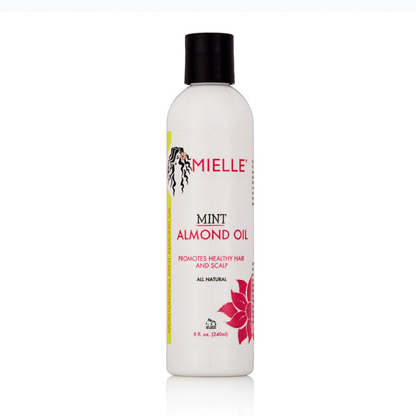 Huile d'amande à la menthe MIELLE ORGANICS 8 oz