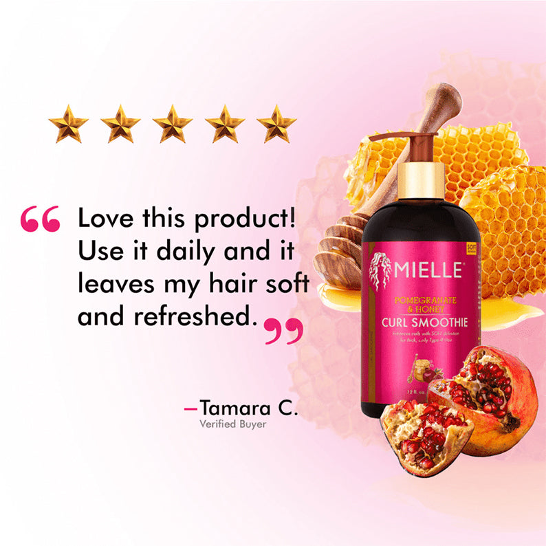 MIELLE ORGANICS Pomegranate & Honey Curl Smoothie 12oz