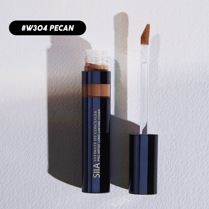 SIIA Ultimate Fit Concealer in shade W304 Pecan with applicator for makeup coverage