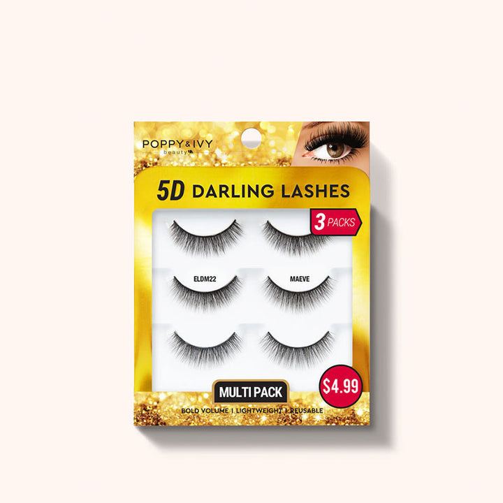 ABSOLUTE NEW YORK POPPY & IVY #ELDM22 [MAEVE] 5D Darling Lashes