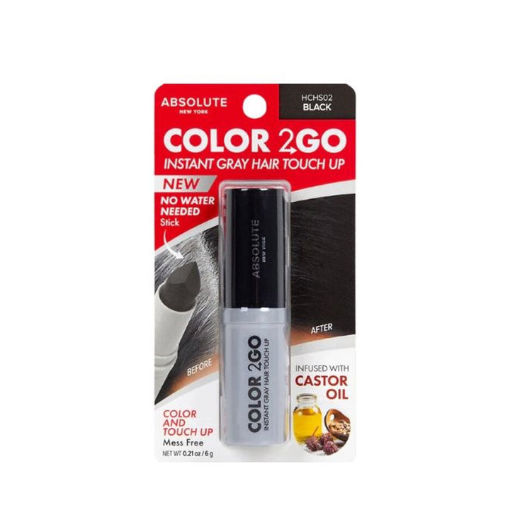 ABSOLUTE NEW YORK Color 2 Go Stick [Black] 0.21oz