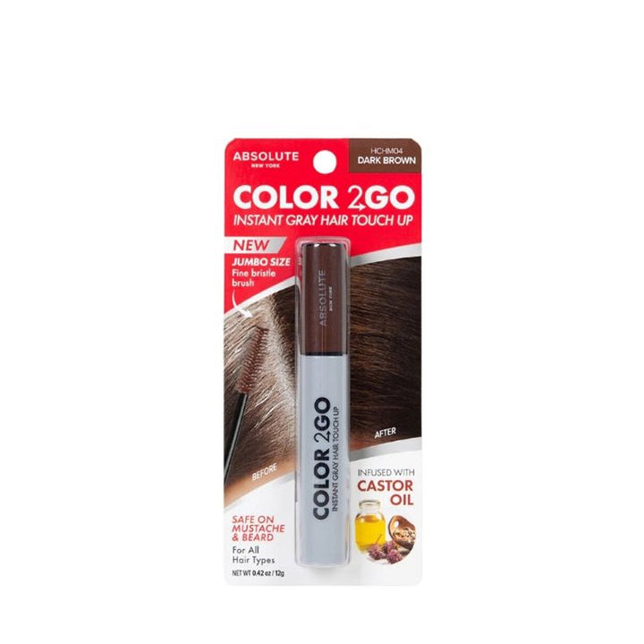 ABSOLUTE NEW YORK Color 2 Go Brush [Dark Brown] 0.42oz