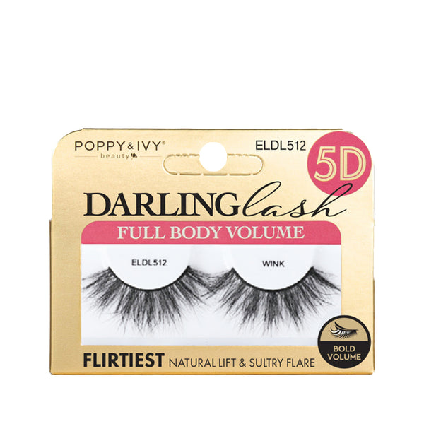 ABSOLUTE NEW YORK Poppy & Ivy 5D Darling Multi Dimensional Lashes #ELDL512 WINK