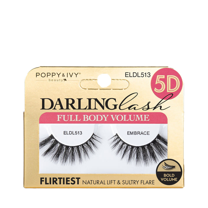 ABSOLUTE NEW YORK Poppy & Ivy 5D Darling Multi Dimensional Lashes EMBRACE #ELDL513