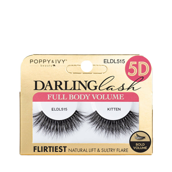 ABSOLUTE NEW YORK Poppy & Ivy 5D Darling Multi Dimensional Lashes KITTEN #ELDL515