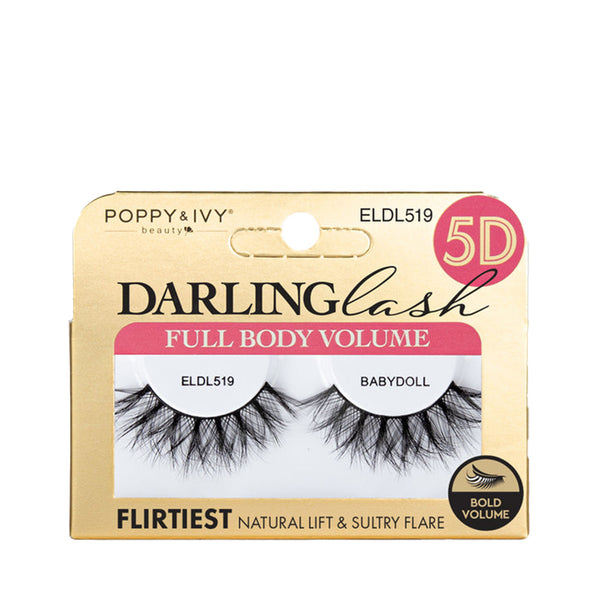 ABSOLUTE NEW YORK Poppy & Ivy 5D Darling Multi Dimensional Lashes BABYDOLL #ELDL519