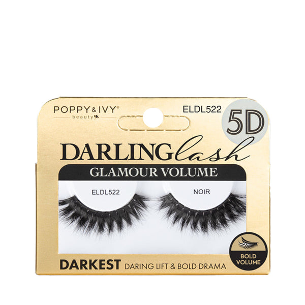 ABSOLUTE NEW YORK Poppy & Ivy 5D Darling Multi Dimensional Lashes NOIR #ELDL522