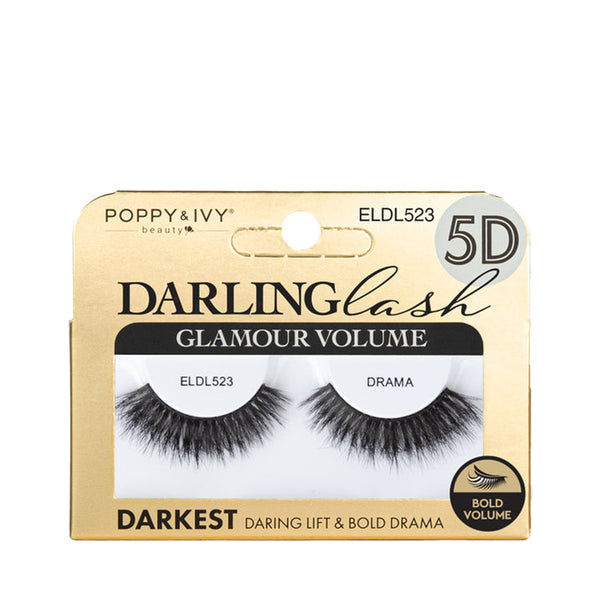 ABSOLUTE NEW YORK Poppy & Ivy 5D Darling Multi Dimensional Lashes DRAMA #ELDL523