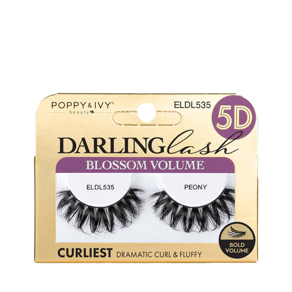 ABSOLUTE NEW YORK Poppy & Ivy 5D Darling Multi Dimensional Lashes PEONY #ELDL535