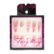FAIRY WINGS Handmade Nails Stiletto Classic [W0094]