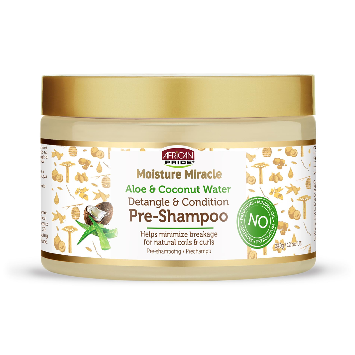 Soin pré-shampooing démêlant et revitalisant Moisture Miracle