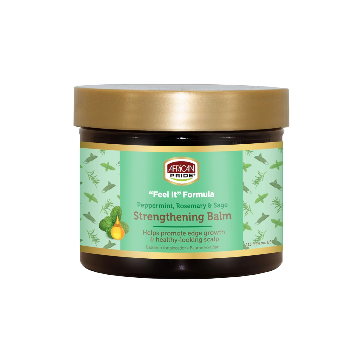 Baume Fortifiant AFRICAN PRIDE Feel It Formula 4oz