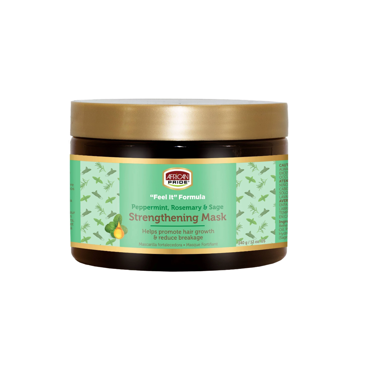 AFRICAN PRIDE Masque Fortifiant Formule Feel It 12oz