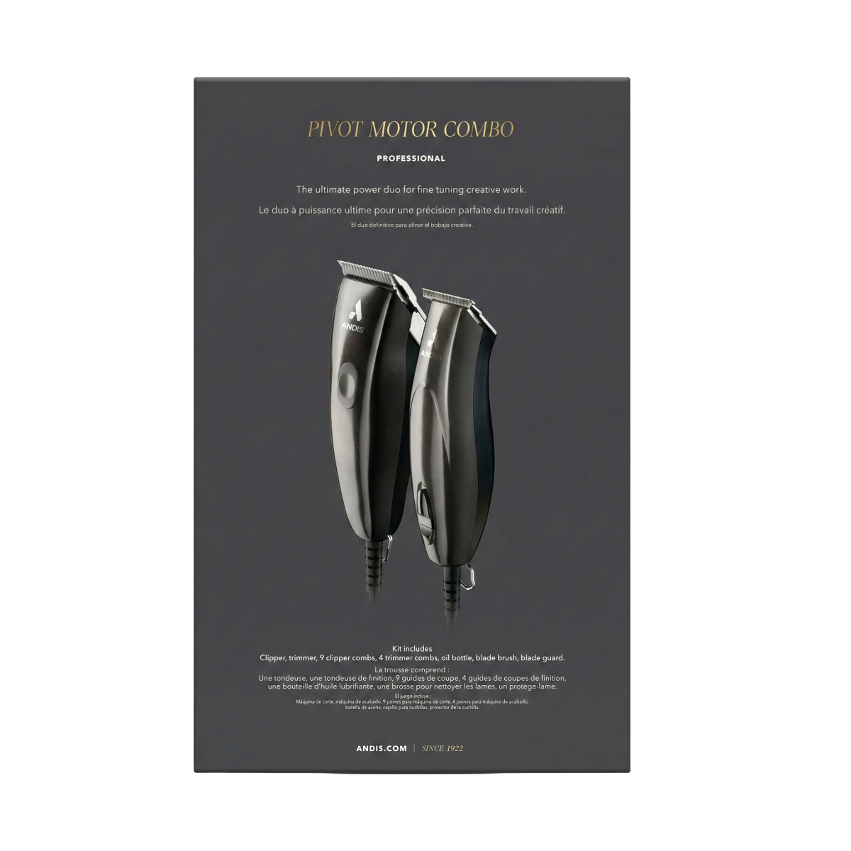 Combo moteur Pivot ANDIS #24075/24810