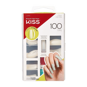 Faux Ongles en Acrylique Unis 100 Pointes [Courbure Overlap] #100PS08