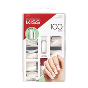 Faux Ongles en Acrylique Unis 100 Pointes [Pointes Blanches] #100PS17W