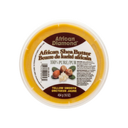 Beurre de Karité Diamant Africain [Jaune Lisse] 16oz