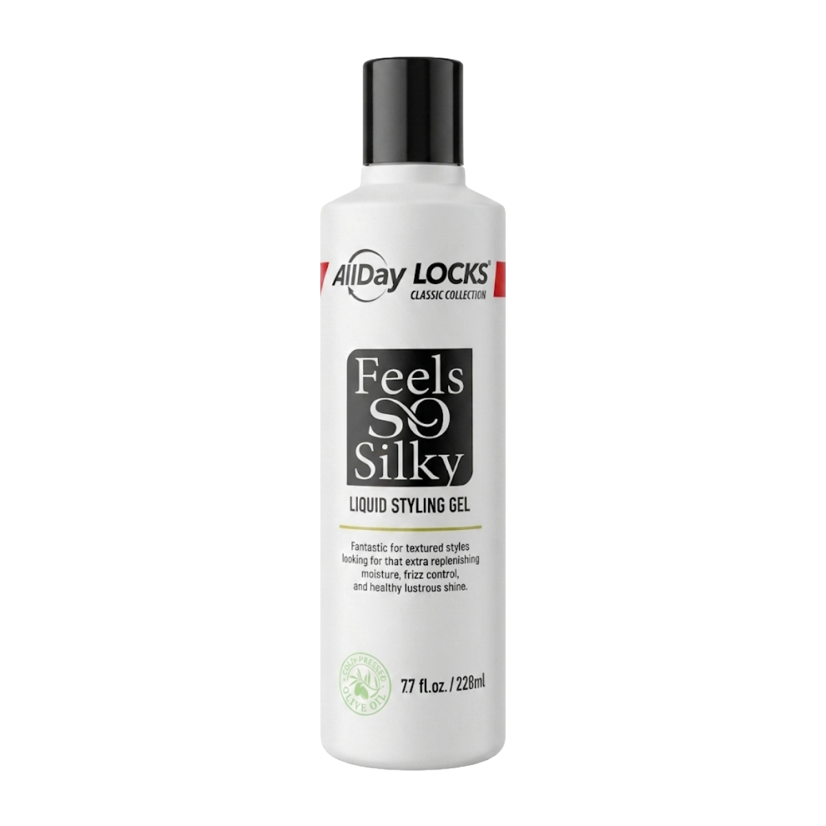 AllDay LOCKS Feels So Silky Gel coiffant liquide 7.7oz