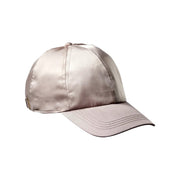 All Over Silky Satin Baseball Cap [Beige] #FH010