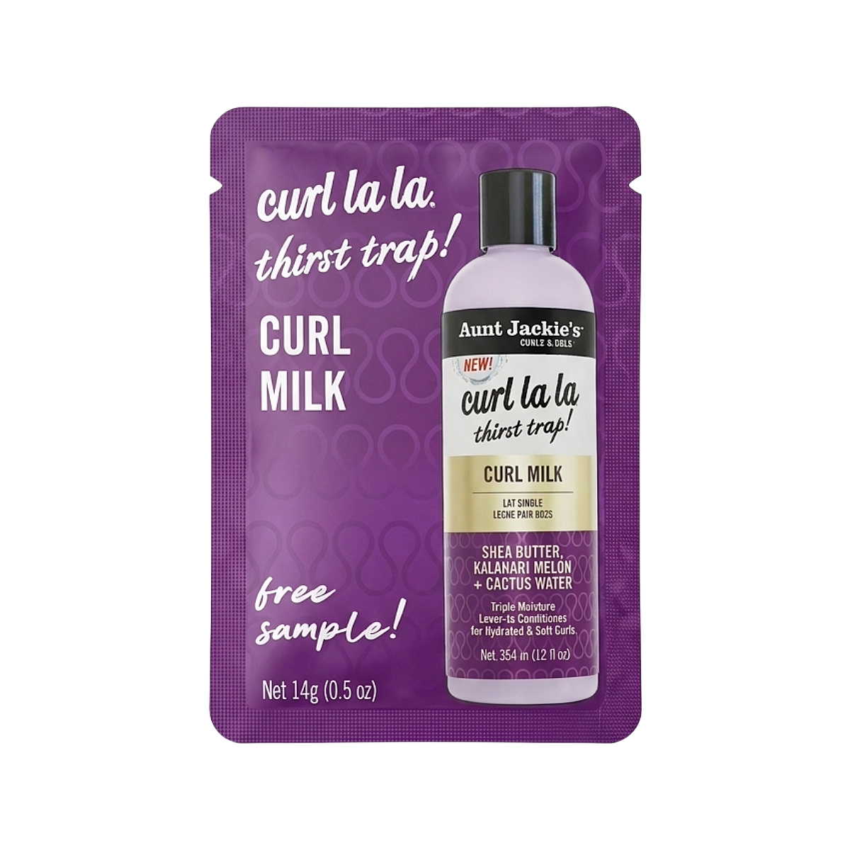 Aunt Jackie's Curl La La Thirst Trap! Lait Pour Boucles 12oz