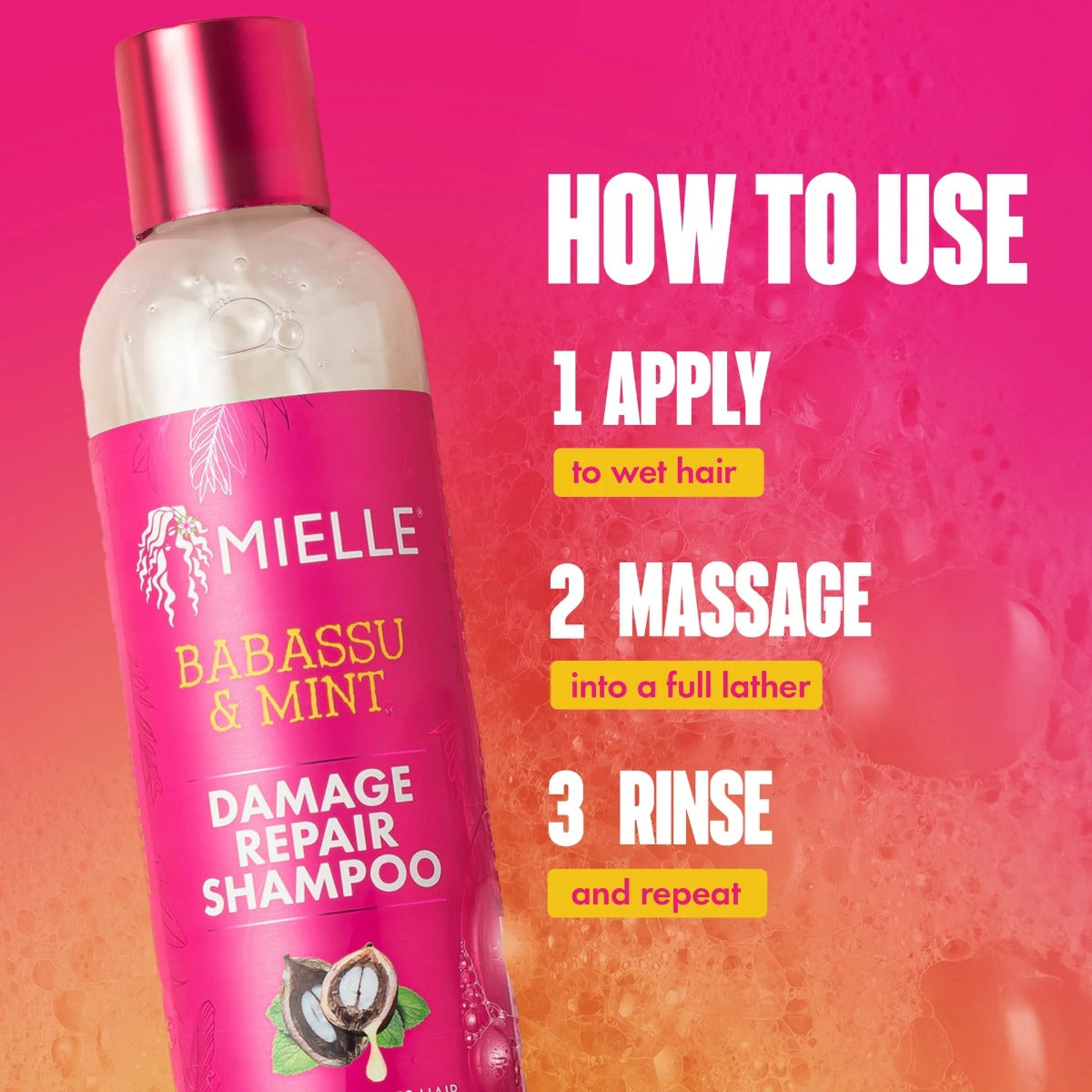 Babassu & Mint Damage Repair Shampoo